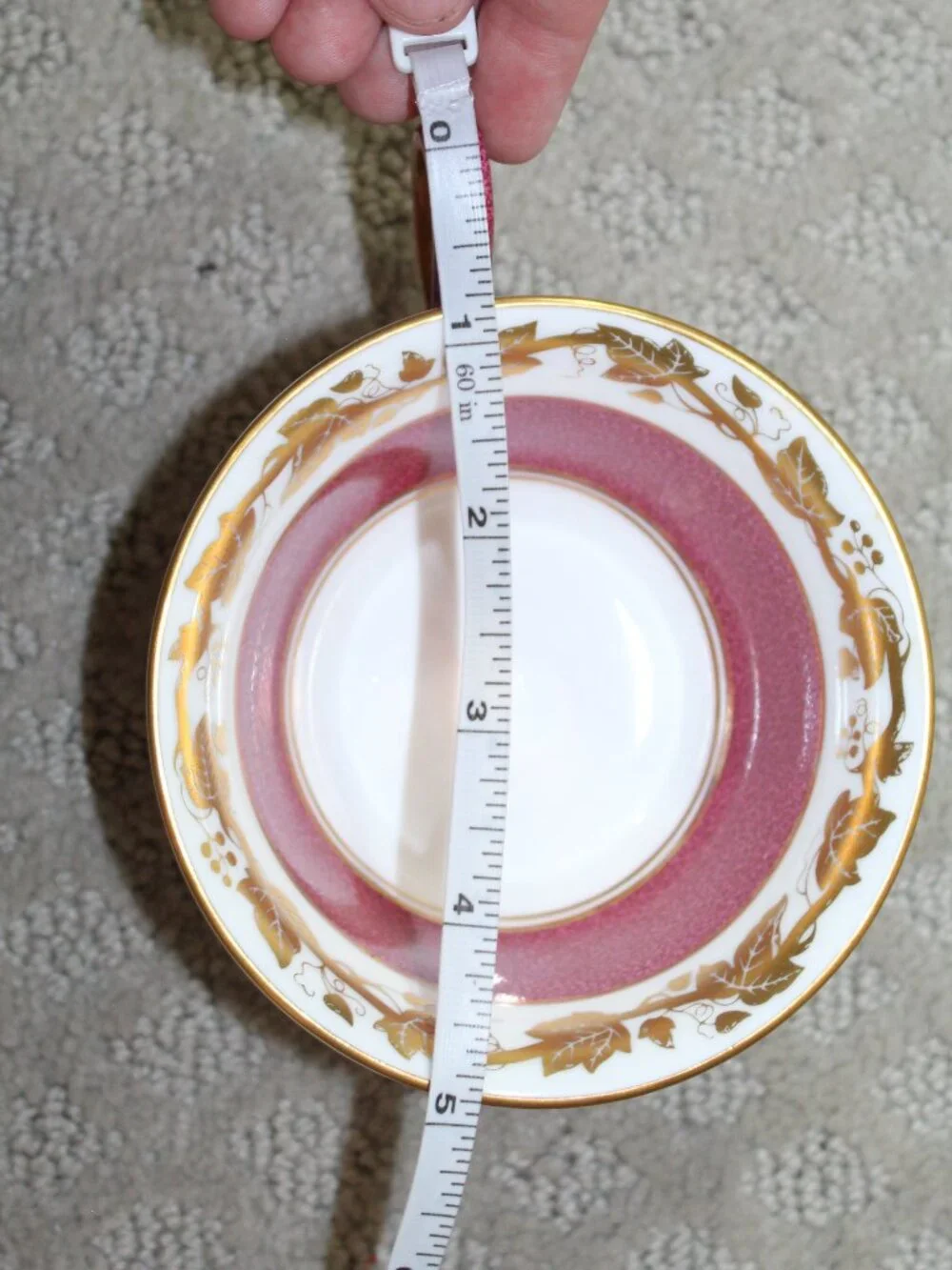 Tea Cup & Saucer Wedgwood Whitehall W3994 Powder Ruby Bone China